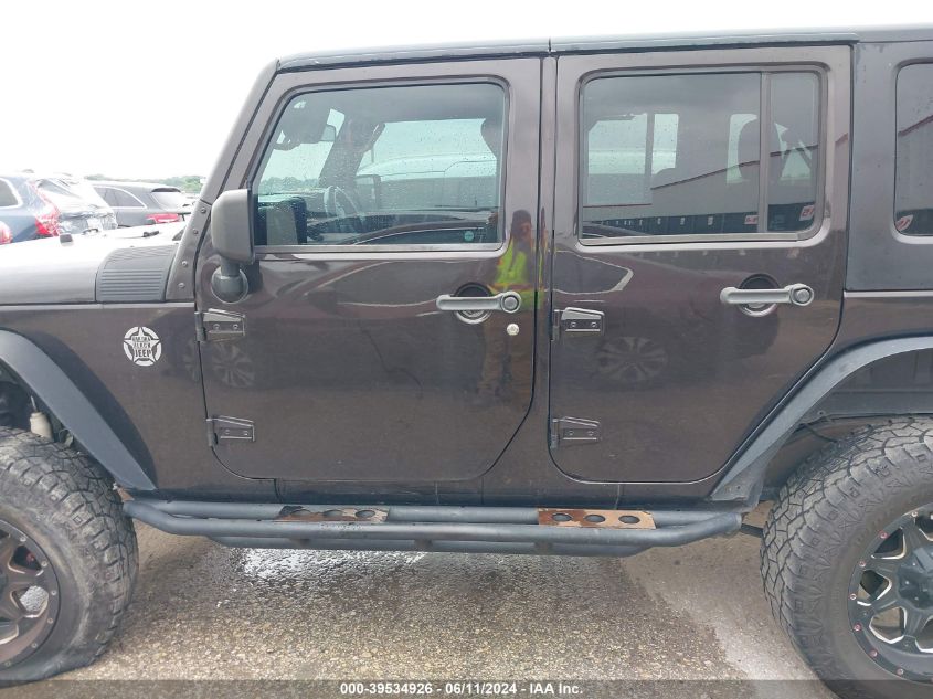 2013 Jeep Wrangler Unlimited Sport VIN: 1C4BJWDG9DL650160 Lot: 39534926