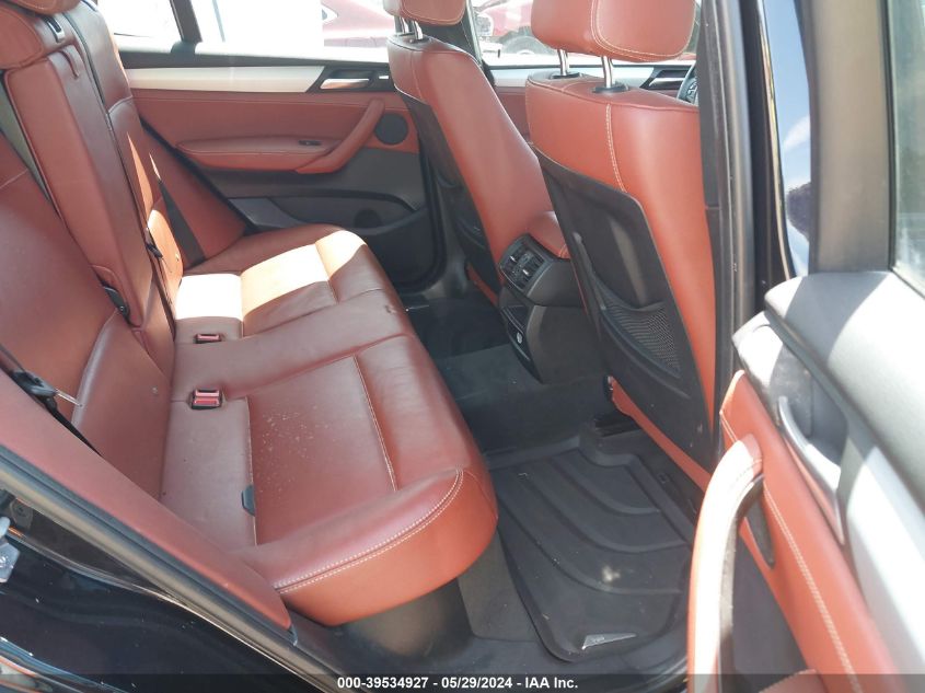 2014 BMW X3 xDrive35I VIN: 5UXWX7C57E0E7653 Lot: 39534927