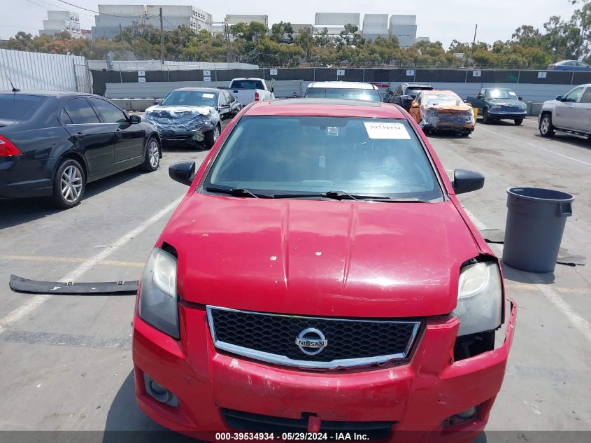 2012 Nissan Sentra 2.0 Sr VIN: 3N1AB6APXCL772139 Lot: 39534934