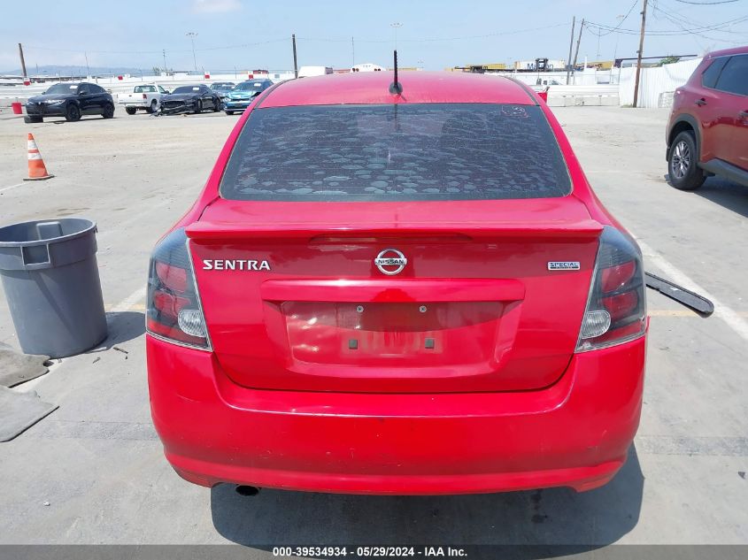 2012 Nissan Sentra 2.0 Sr VIN: 3N1AB6APXCL772139 Lot: 39534934