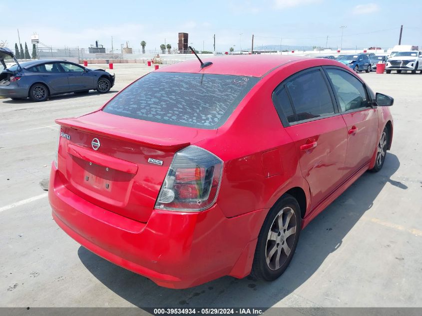 2012 Nissan Sentra 2.0 Sr VIN: 3N1AB6APXCL772139 Lot: 39534934