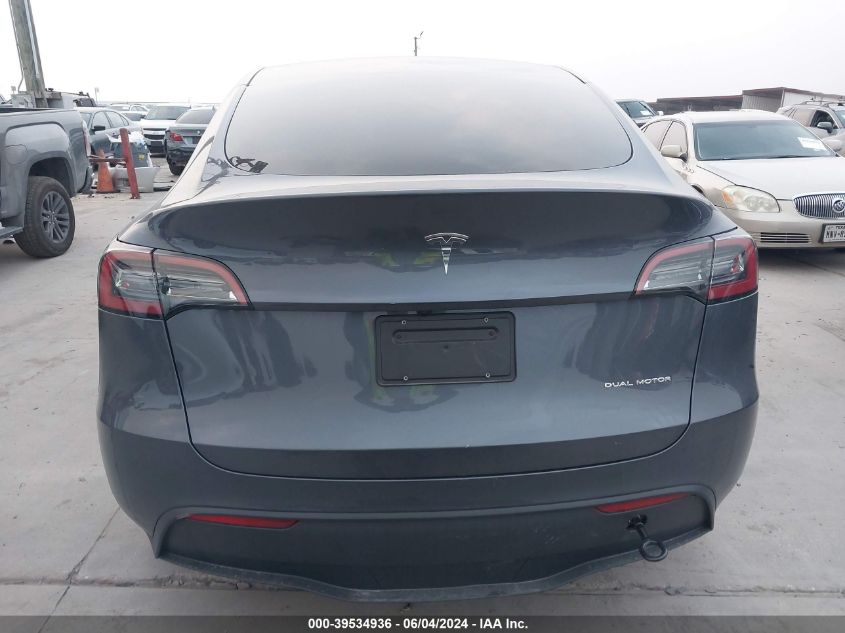 2023 Tesla Model Y Awd/Long Range Dual Motor All-Wheel Drive VIN: 7SAYGDEE1PA135185 Lot: 39534936