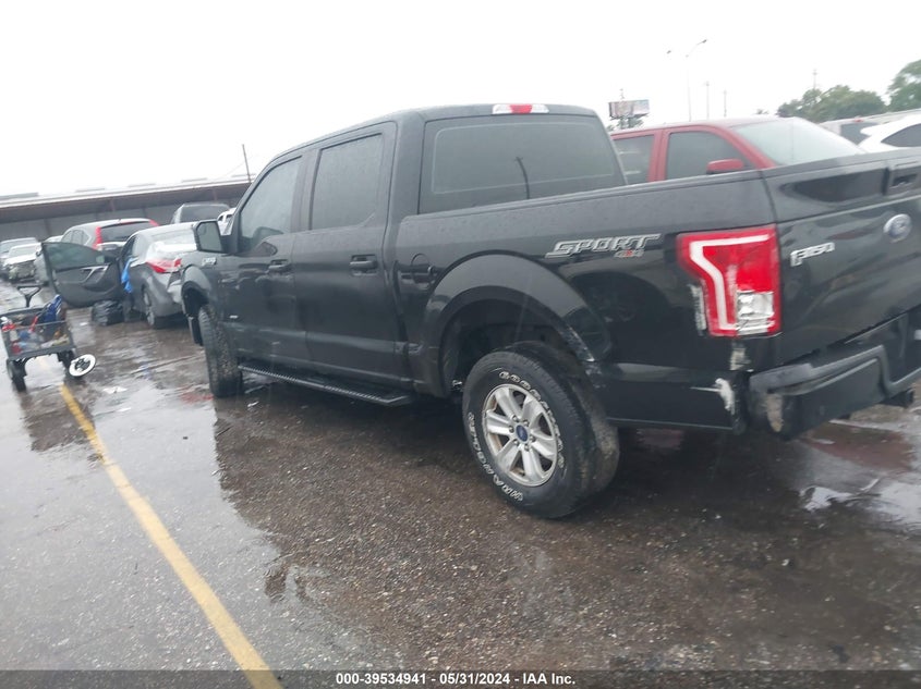 VIN 1FTEW1EP0HFA23237 2017 FORD F-150 XL