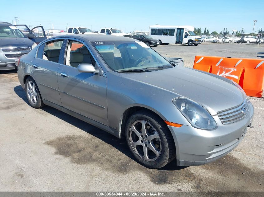 2004 Infiniti G35 VIN: JNKCV51E24M618388 Lot: 39534944