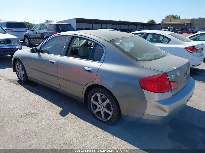 2004 Infiniti G35 VIN: JNKCV51E24M618388 Lot: 39534944