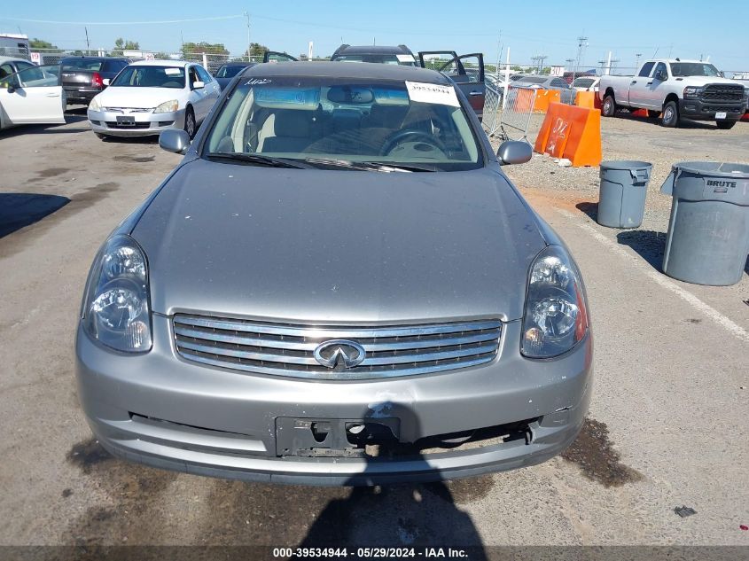 2004 Infiniti G35 VIN: JNKCV51E24M618388 Lot: 39534944