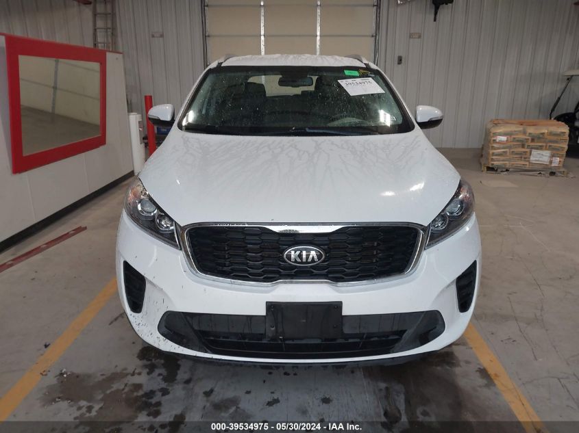 2019 Kia Sorento 2.4L Lx VIN: 5XYPG4A30KG549446 Lot: 39534975