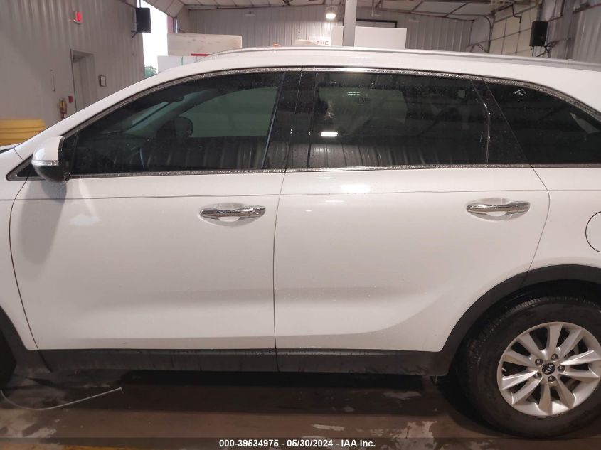 2019 Kia Sorento 2.4L Lx VIN: 5XYPG4A30KG549446 Lot: 39534975