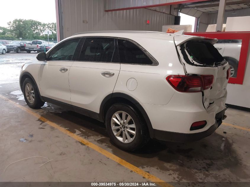 2019 Kia Sorento 2.4L Lx VIN: 5XYPG4A30KG549446 Lot: 39534975