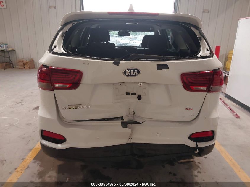 2019 KIA SORENTO L/LX - 5XYPG4A30KG549446