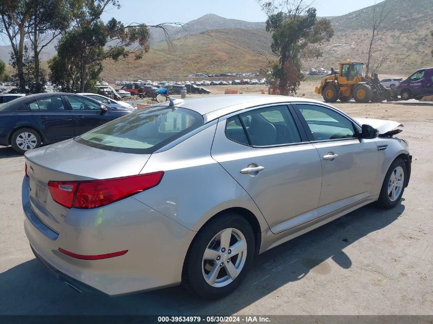 2015 Kia Optima Lx VIN: 5XXGM4A77FG457000 Lot: 39534979