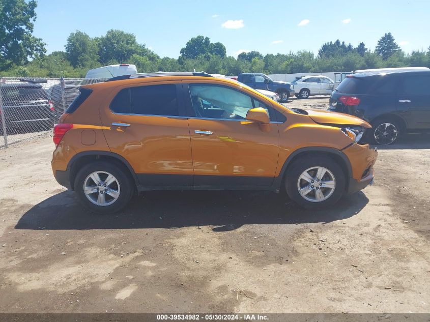 2017 Chevrolet Trax Lt VIN: 3GNCJLSB2HL169226 Lot: 39534982
