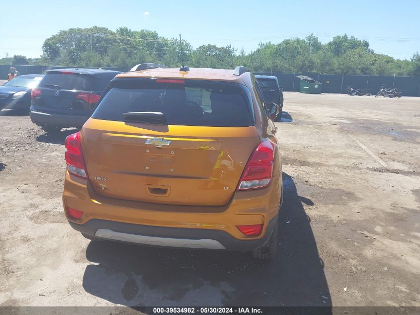 2017 Chevrolet Trax Lt VIN: 3GNCJLSB2HL169226 Lot: 39534982