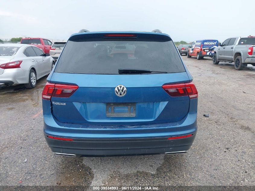 2019 VOLKSWAGEN TIGUAN 2.0T S - 3VV1B7AX6KM180718
