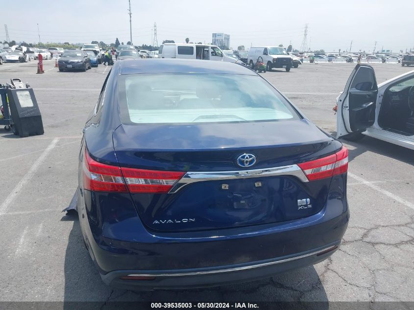 2013 Toyota Avalon Hybrid Xle Premium VIN: 4T1BD1EB2DU006311 Lot: 39535003