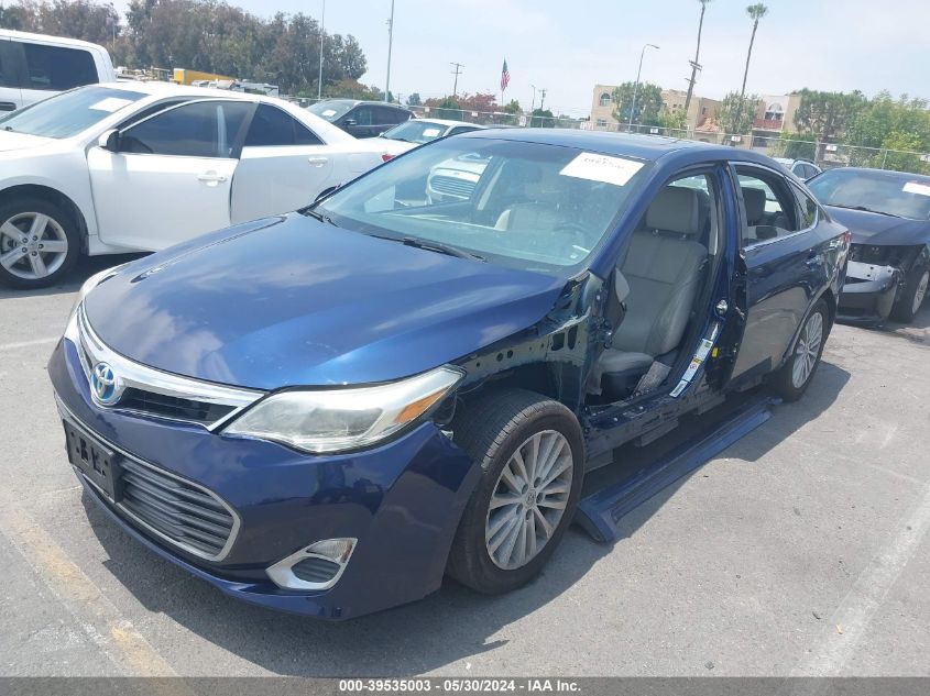 2013 Toyota Avalon Hybrid Xle Premium VIN: 4T1BD1EB2DU006311 Lot: 39535003