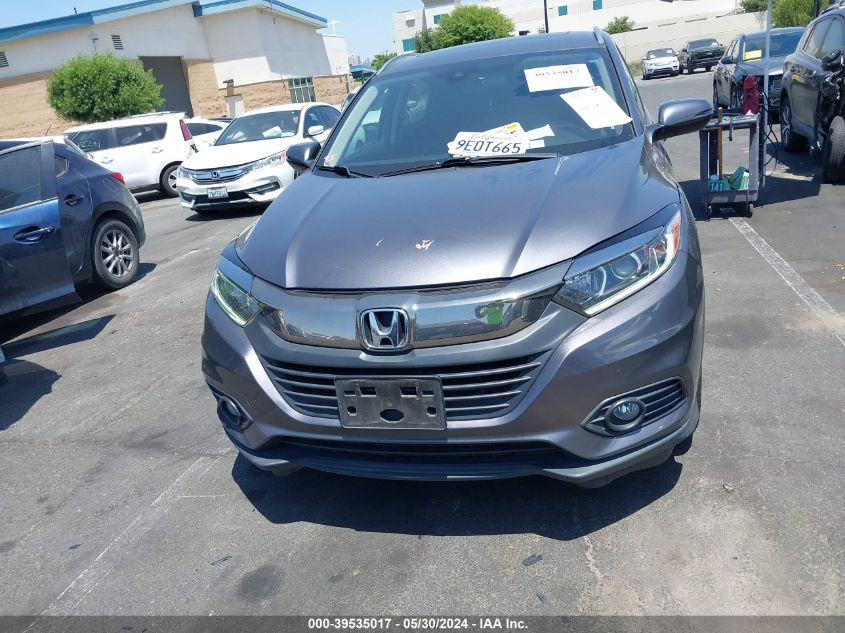 2019 Honda Hr-V Ex VIN: 3CZRU5H53KM704650 Lot: 39535017