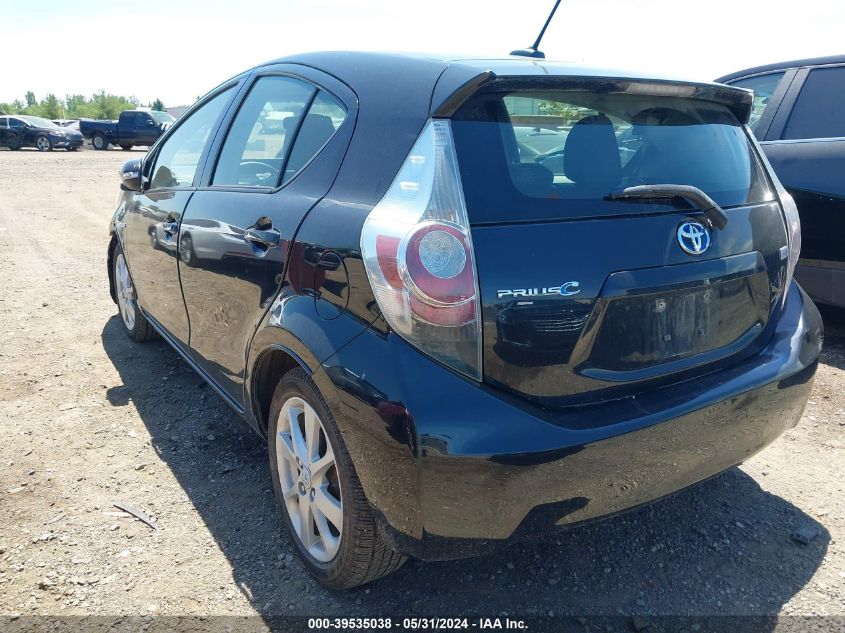 2012 Toyota Prius C Four VIN: JTDKDTB32C1020741 Lot: 39535038