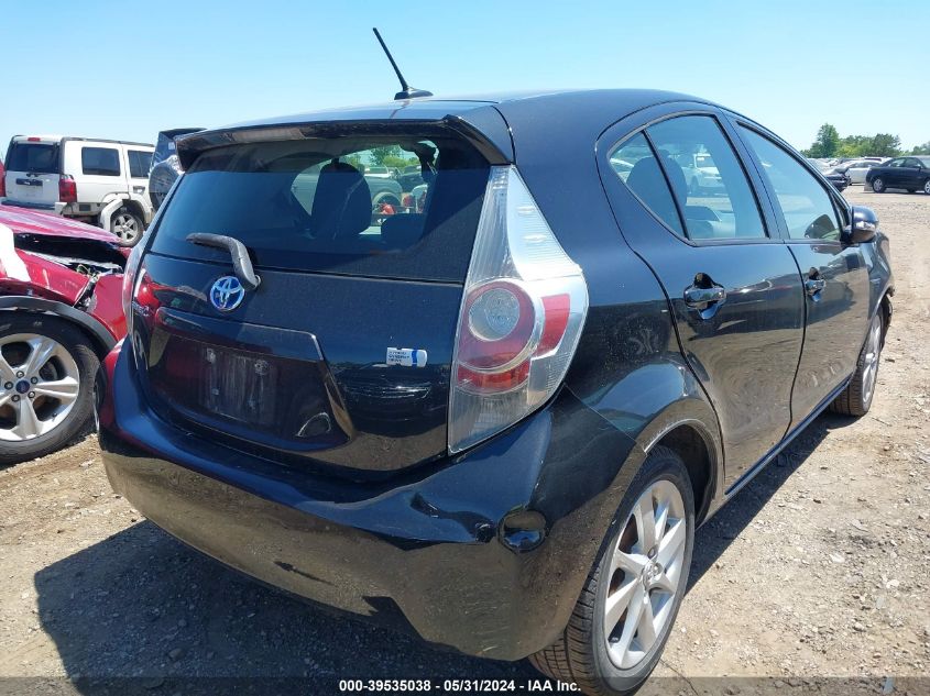 2012 Toyota Prius C Four VIN: JTDKDTB32C1020741 Lot: 39535038