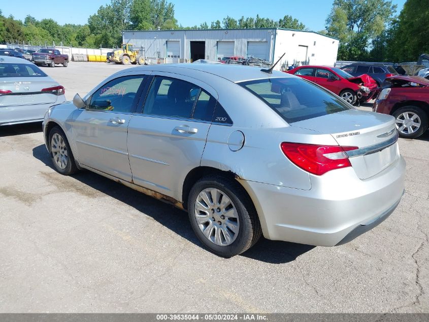 2012 Chrysler 200 Lx VIN: 1C3CCBAB3CN248500 Lot: 39535044