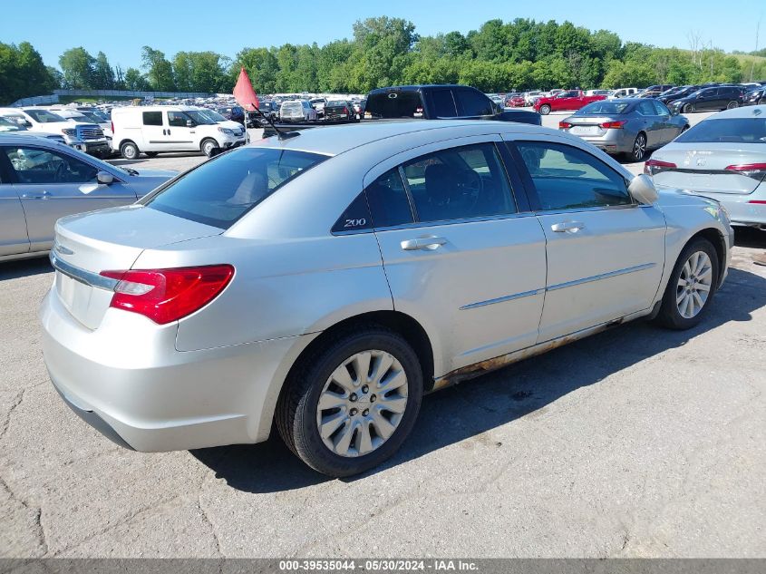 2012 Chrysler 200 Lx VIN: 1C3CCBAB3CN248500 Lot: 39535044