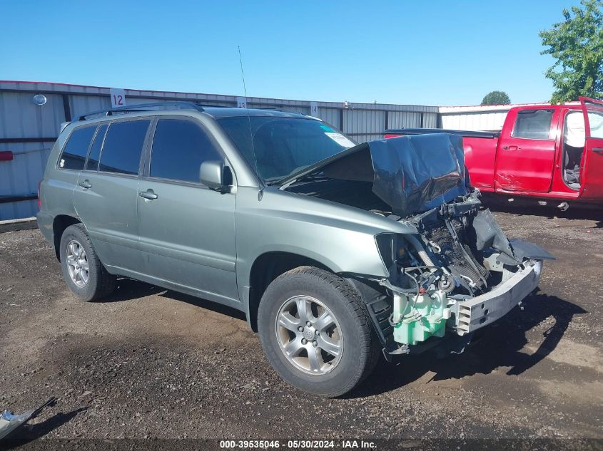 2006 Toyota Highlander Limited VIN: JTEDP21AX60110302 Lot: 39535046