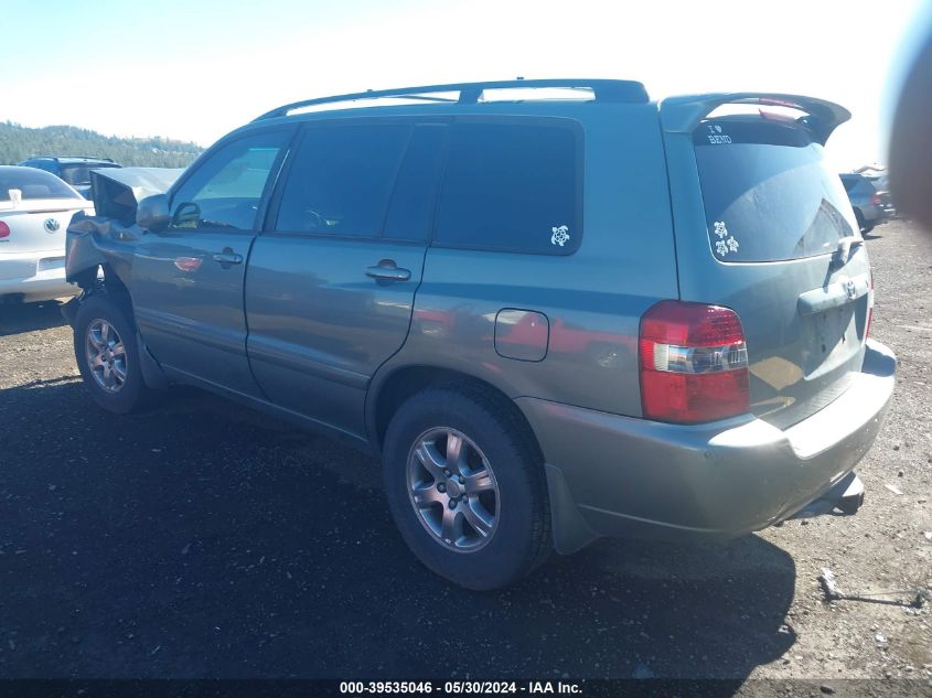 2006 Toyota Highlander Limited VIN: JTEDP21AX60110302 Lot: 39535046