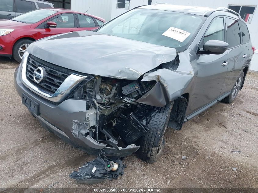 2018 Nissan Pathfinder S VIN: 5N1DR2MM6JC619018 Lot: 39535053