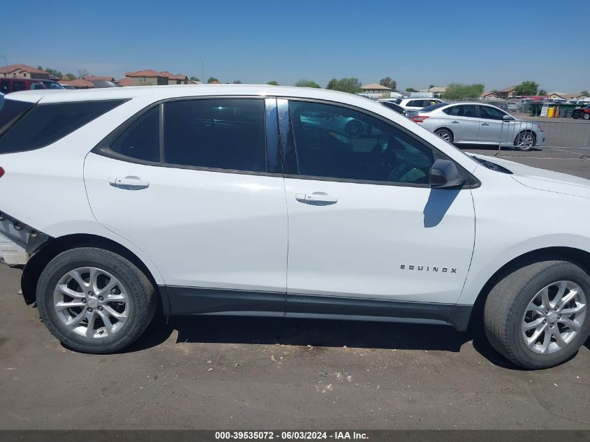 2018 Chevrolet Equinox Ls VIN: 2GNAXHEV1J6138598 Lot: 39535072