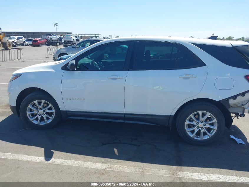 2018 Chevrolet Equinox Ls VIN: 2GNAXHEV1J6138598 Lot: 39535072