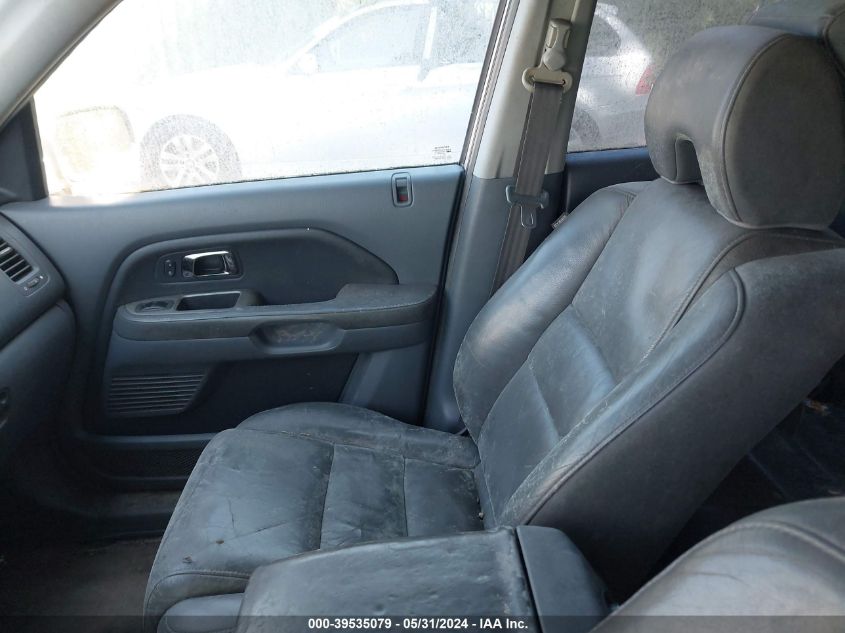 2006 Honda Pilot Ex-L VIN: 5FNYF28526B008222 Lot: 39535079