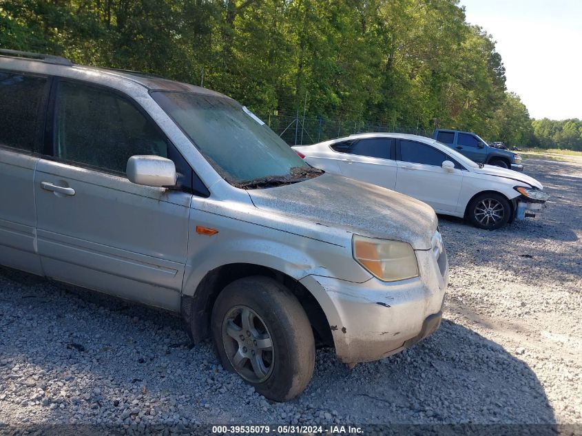 2006 Honda Pilot Ex-L VIN: 5FNYF28526B008222 Lot: 39535079