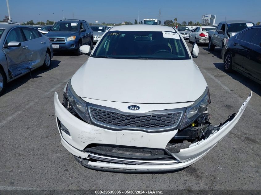 2016 Kia Optima Hybrid VIN: KNAGM4AD4G5095829 Lot: 39535085
