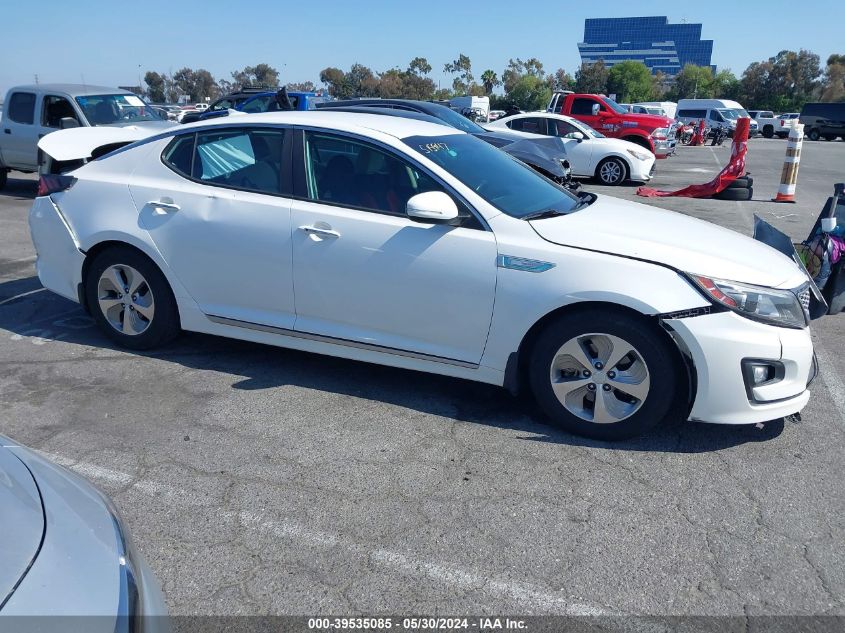 2016 Kia Optima Hybrid VIN: KNAGM4AD4G5095829 Lot: 39535085