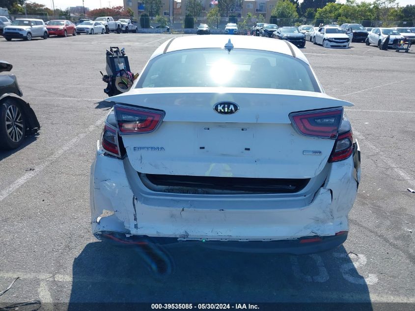 2016 Kia Optima Hybrid VIN: KNAGM4AD4G5095829 Lot: 39535085