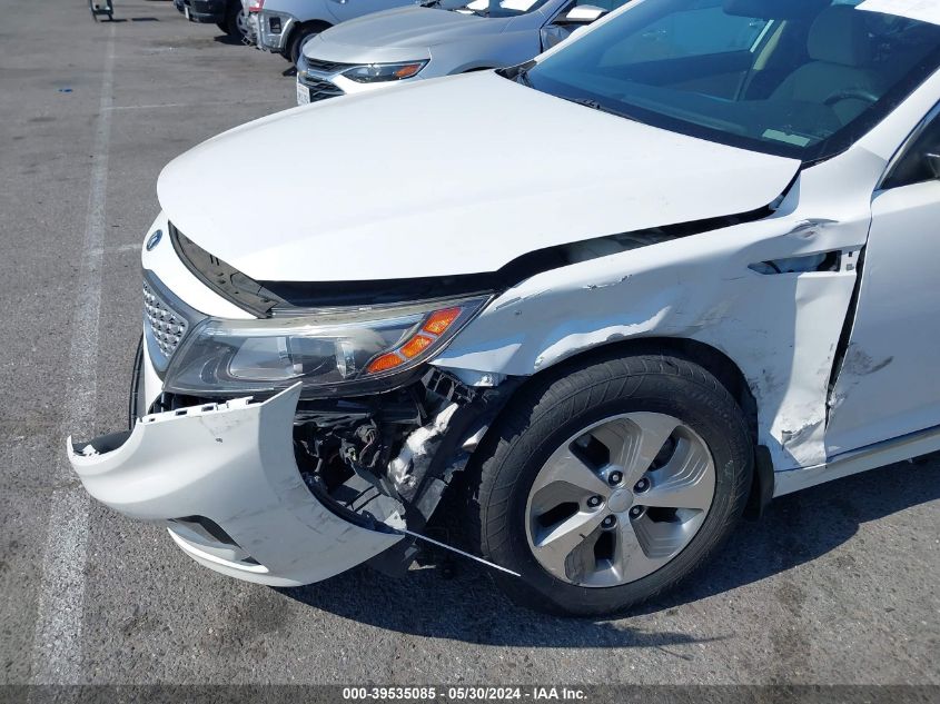 2016 Kia Optima Hybrid VIN: KNAGM4AD4G5095829 Lot: 39535085