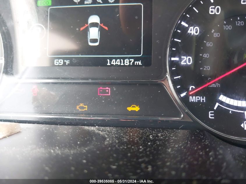 2016 Kia Optima Hybrid VIN: KNAGM4AD4G5095829 Lot: 39535085