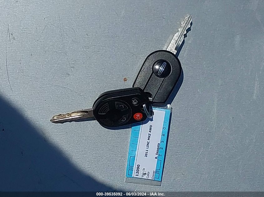 2011 Lincoln Mkz Hybrid VIN: 3LNDL2L33BR756432 Lot: 39535092