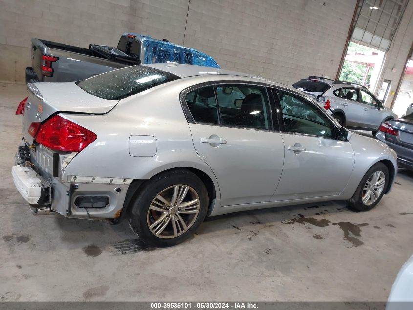 2010 Infiniti G37 Sedan X VIN: JN1CV6AR6AM452143 Lot: 39535101