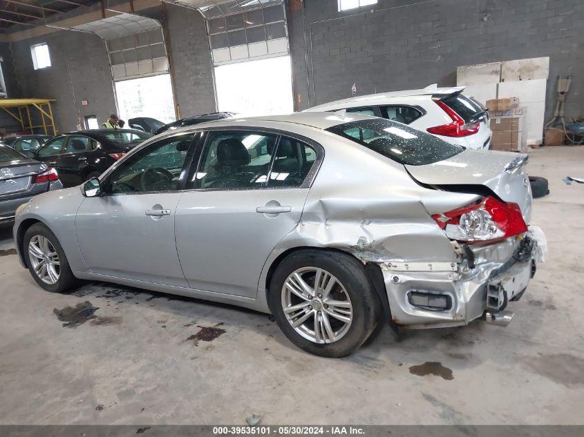 2010 Infiniti G37 Sedan X VIN: JN1CV6AR6AM452143 Lot: 39535101