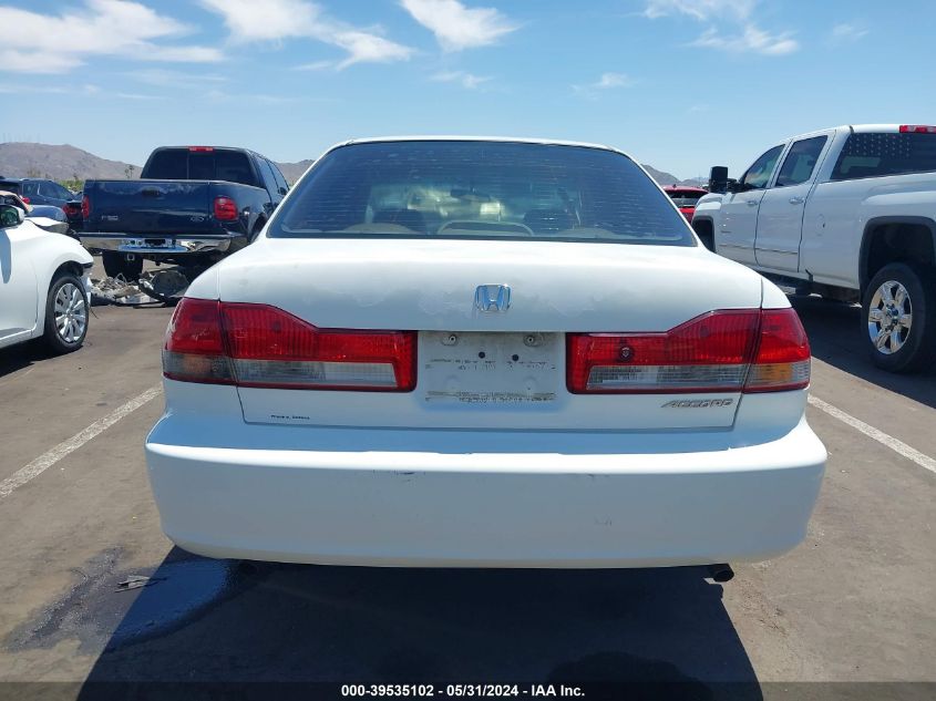 2001 Honda Accord 3.0 Ex VIN: 1HGCG16581A025310 Lot: 39535102