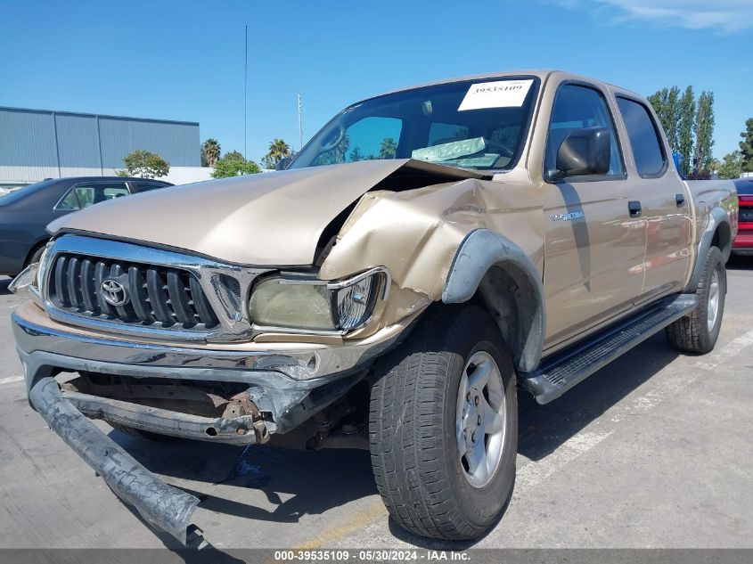 2003 Toyota Tacoma Prerunner V6 VIN: 5TEGN92N83Z287606 Lot: 39535109