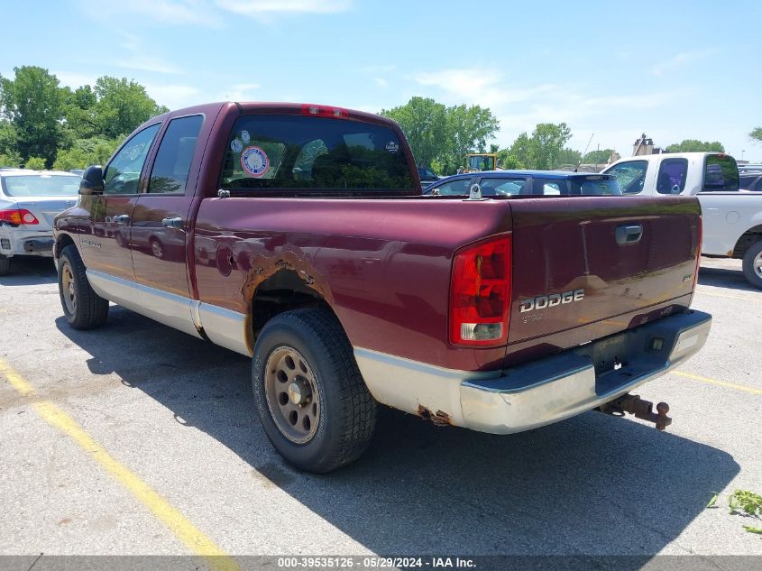 2003 Dodge Ram 1500 Slt/Laramie/St VIN: 1D7HA18D73S263761 Lot: 39535126