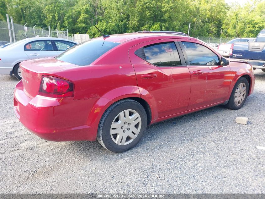 2014 DODGE AVENGER SE - 1C3CDZAB8EN169039