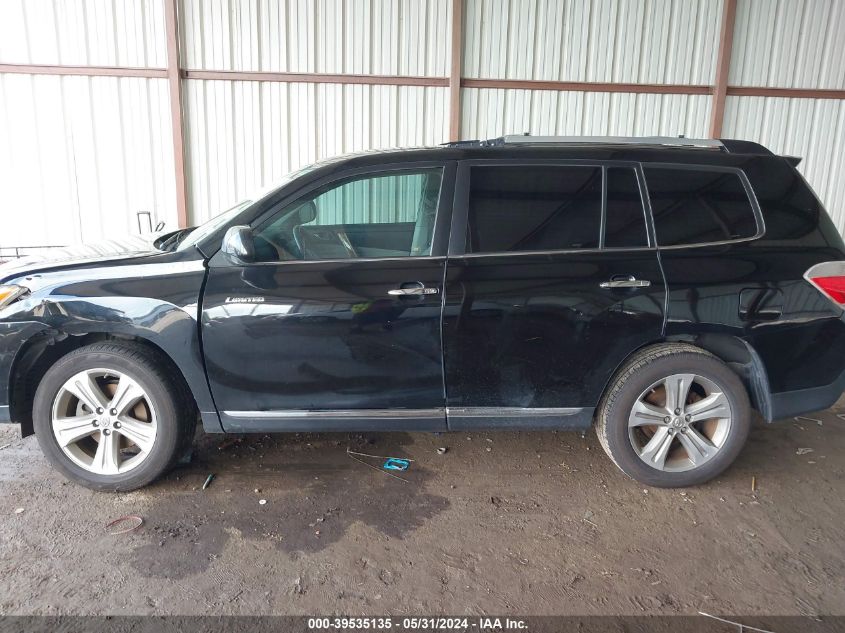 2012 Toyota Highlander Limited V6 VIN: 5TDYK3EH2CS081680 Lot: 39535135
