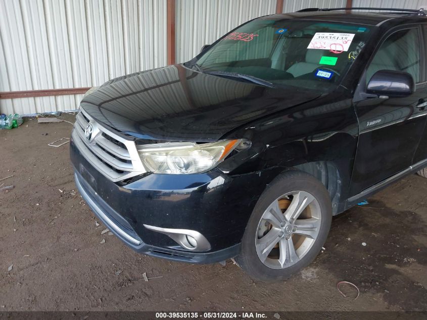 2012 Toyota Highlander Limited V6 VIN: 5TDYK3EH2CS081680 Lot: 39535135