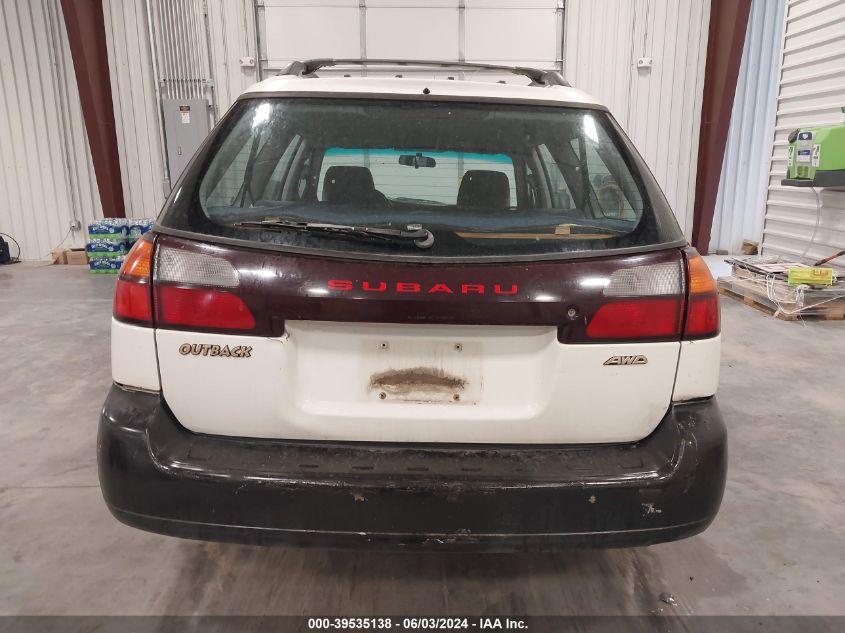 2000 Subaru Outback VIN: 453BH6653Y6623452 Lot: 39535138