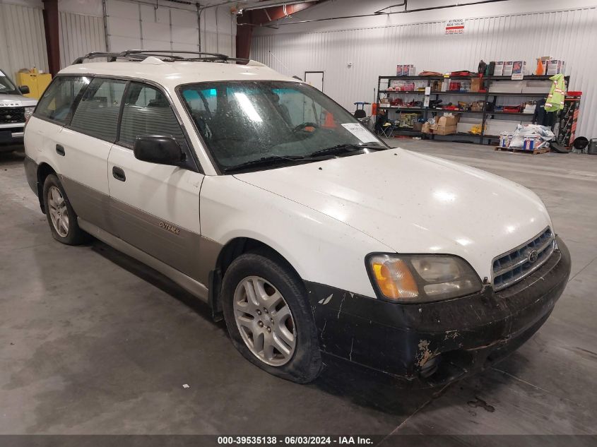 2000 Subaru Outback VIN: 453BH6653Y6623452 Lot: 39535138