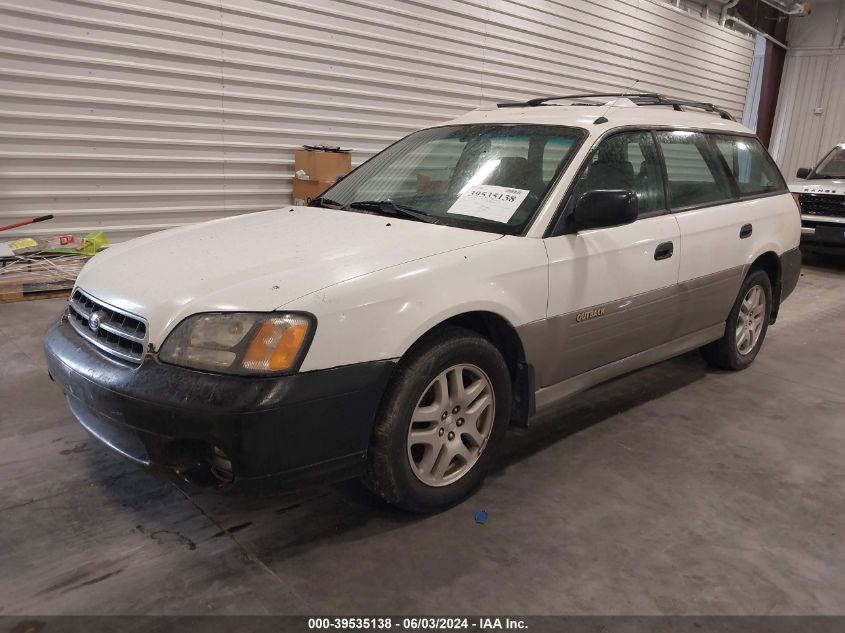 2000 Subaru Outback VIN: 453BH6653Y6623452 Lot: 39535138