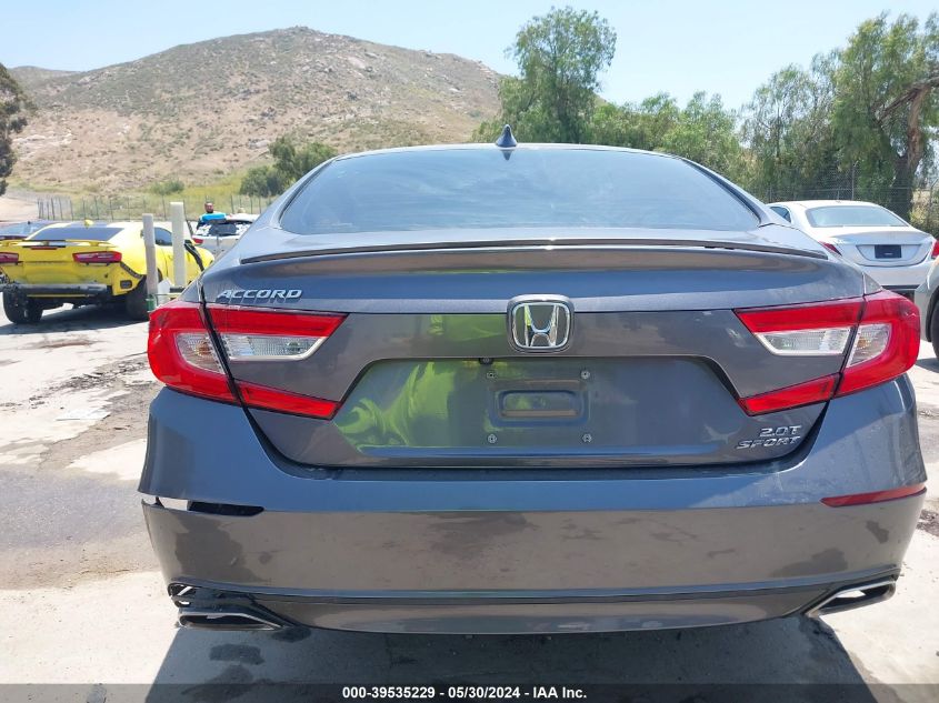 2018 Honda Accord Sport 2.0T VIN: 1HGCV2F35JA023153 Lot: 39535229